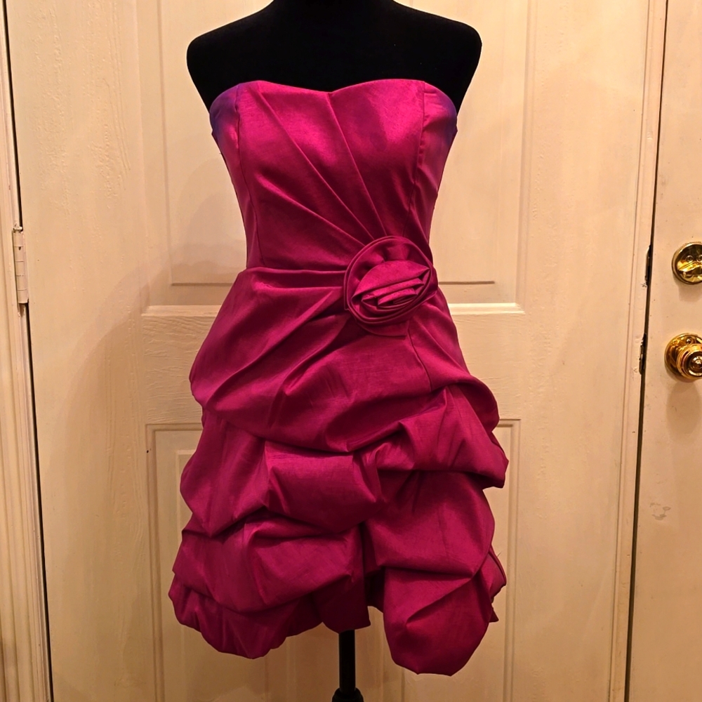Formal Dress, pink tufted #24